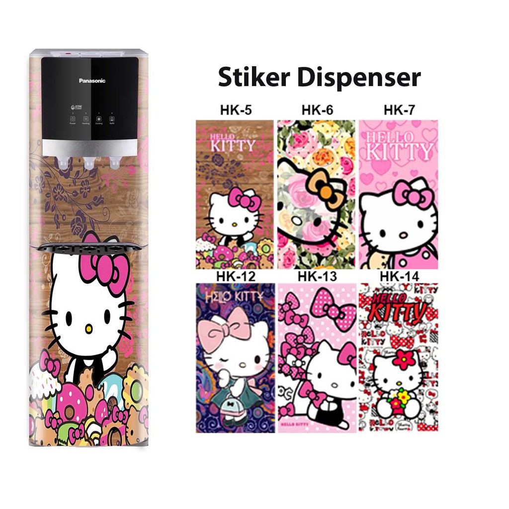 Stiker dispenser motif hk