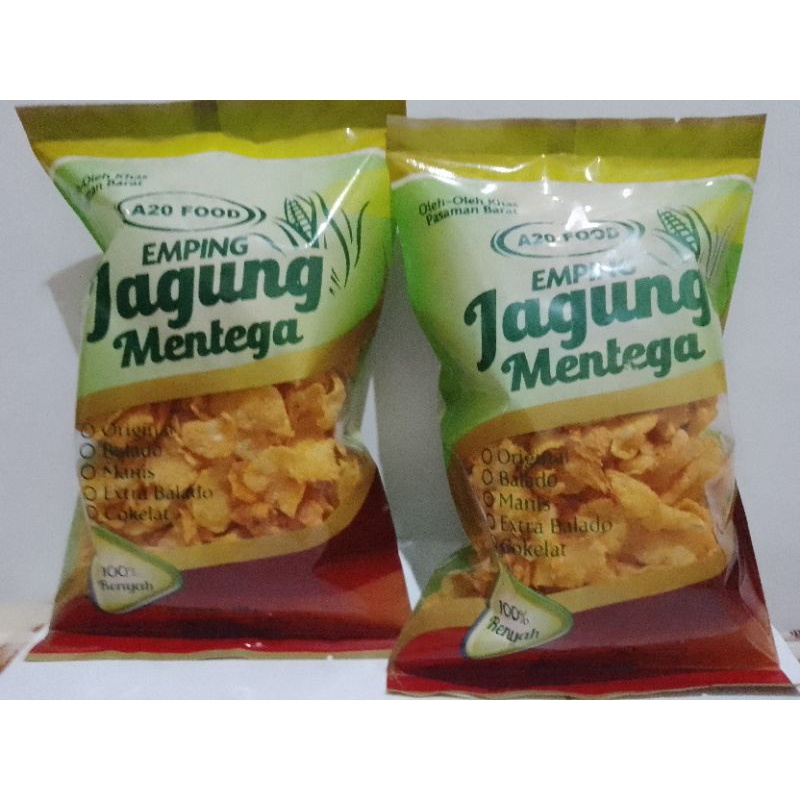 

Kripik Emping Jagung Mentega