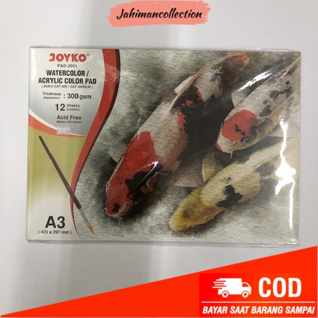 

✨ BISA COD ✨ JOYKO WC PAD 300GR A3 12 LB (PAD2001)