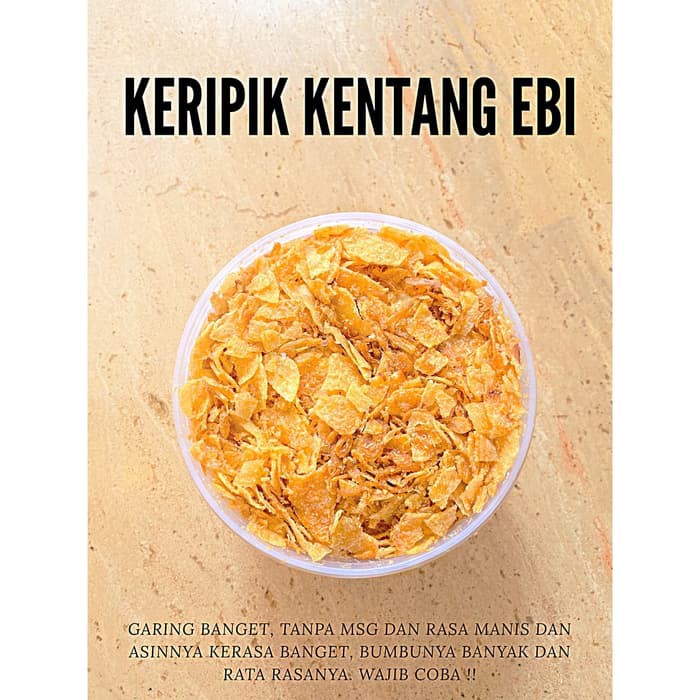 

Keripik Kentang Ebi