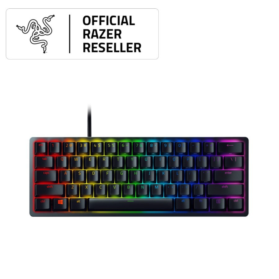 Razer Huntsman Mini - 60% Optical Gaming Keyboard Black (Red Switch)