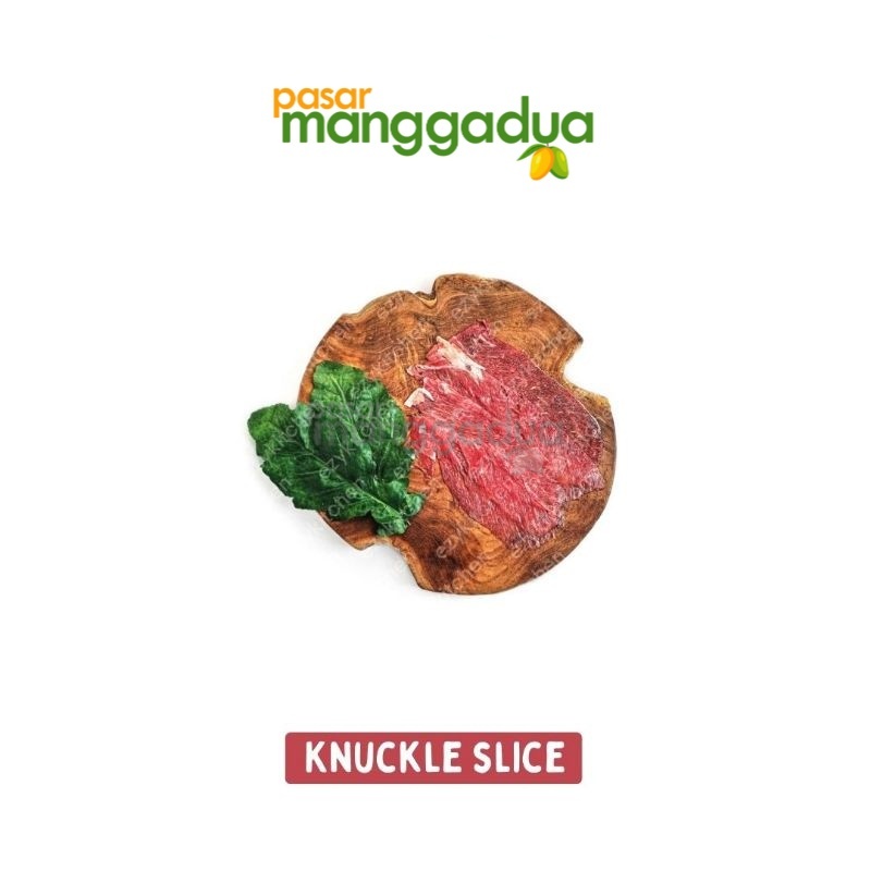 

TERMURAH !!! Knuckle Slice 500 Gram / Daging Segar