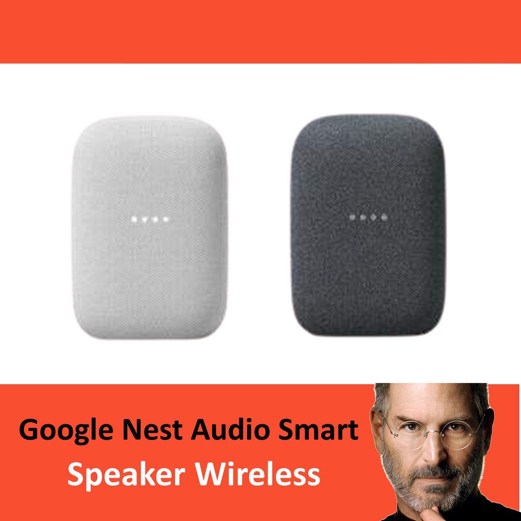 NEW Googggleee Nest Audio Smart Speaker Wireless BLACK WHITE Original 2020