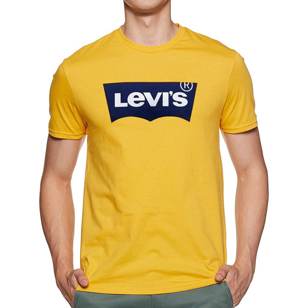 Kaos Levi's | Kaos Pria | Batwing Yelo | KLPBWYL - 1