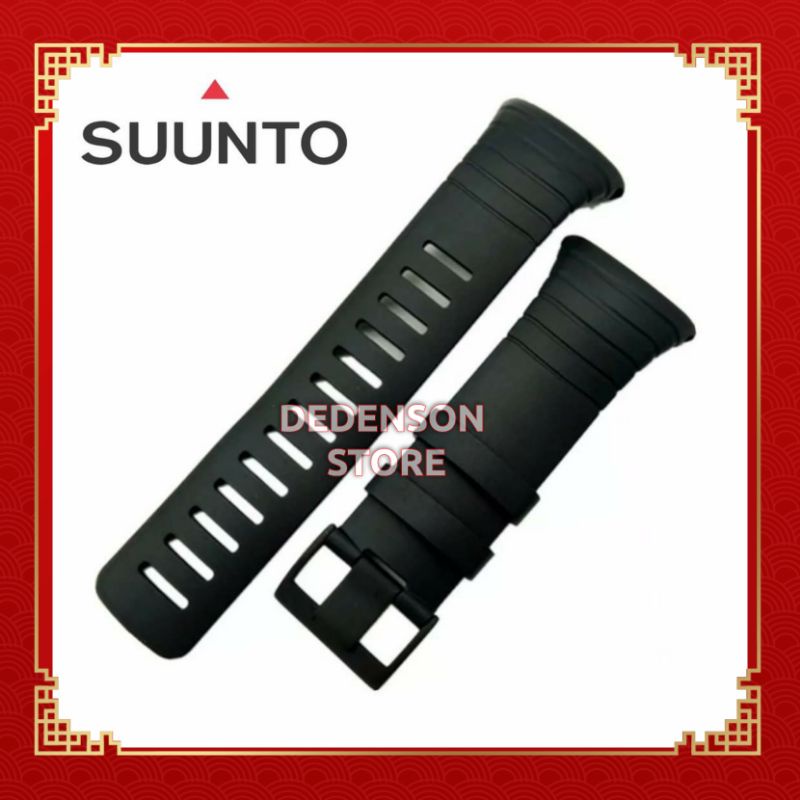 STRAP TALI JAM TANGAN RUBBER SUUNTO CORE ORIGINAL OEM HITAM