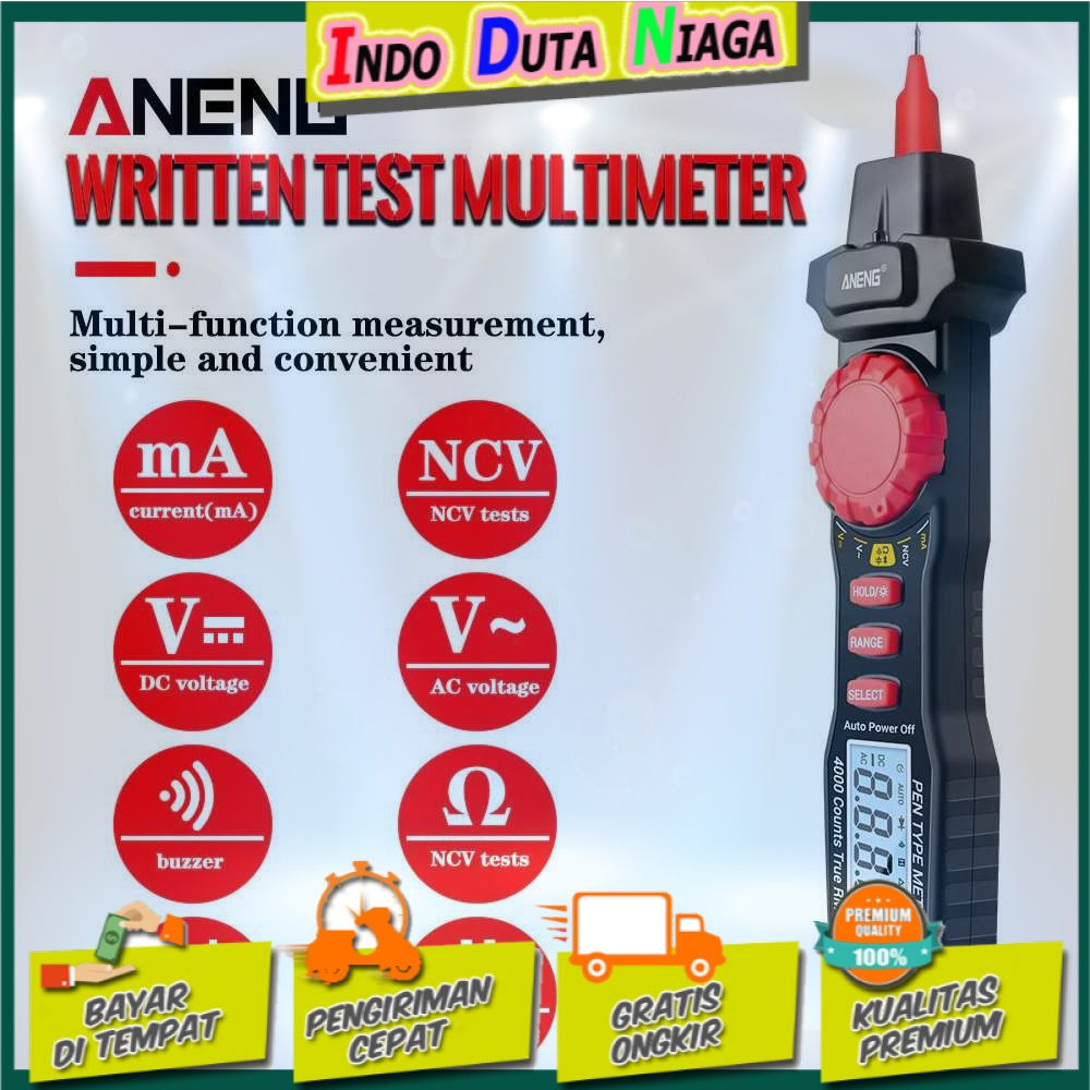 ANENG Digital Multimeter Voltage Tester Pen - A3004