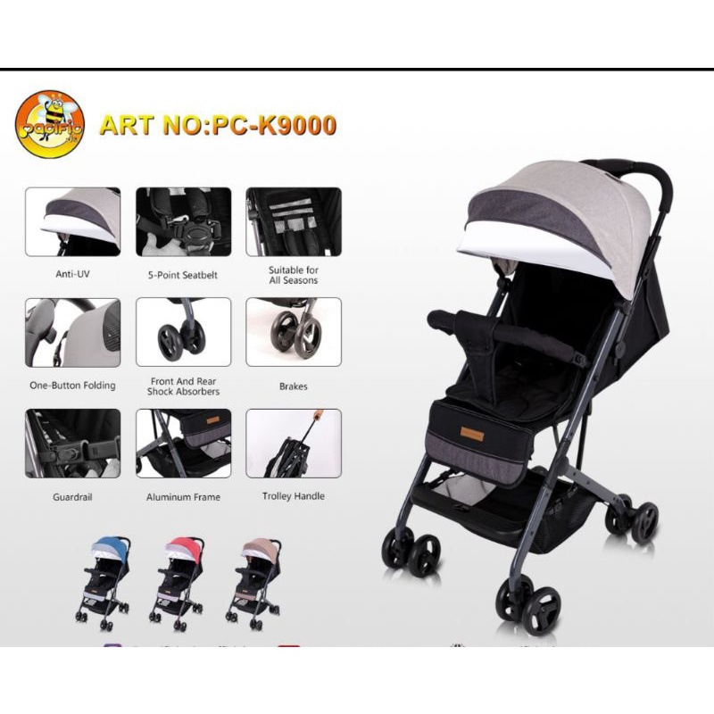 Baby Stroller Pacific K 9000 / K9000 Cabin Size
