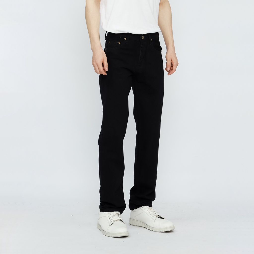 Fathco - Celana Jeans Basic Reguler Black