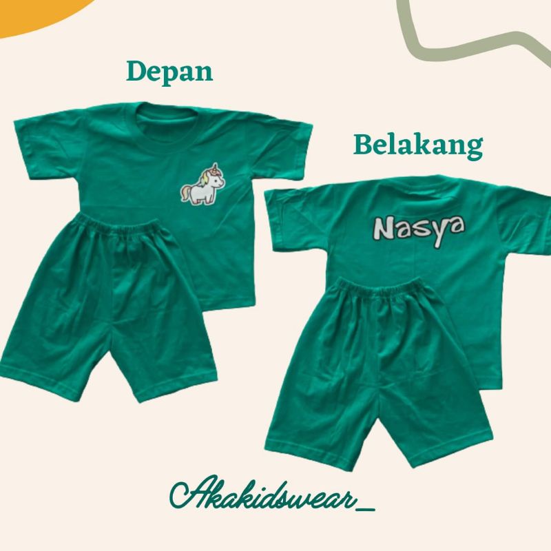 KAOS ANAK CUSTOM / KAOS ANAK CUSTOM NAMA / KAOS ANAK FOTO / SETELAN KAOS ANAK NAMA / KAOS ANAK ULANG