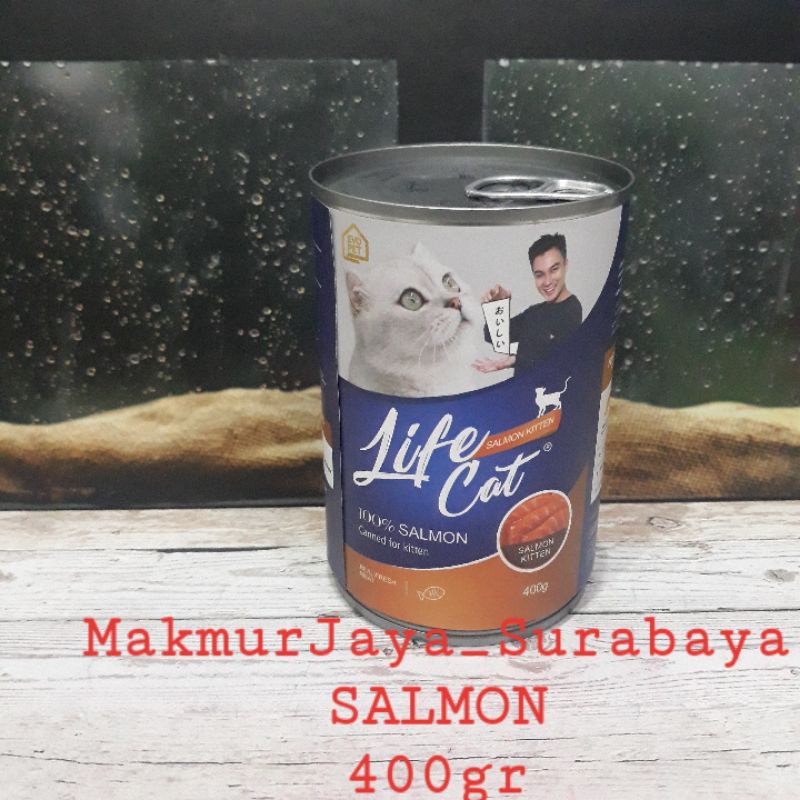 Life Cat Kaleng 400gr makanan Kucing kitten/Adult