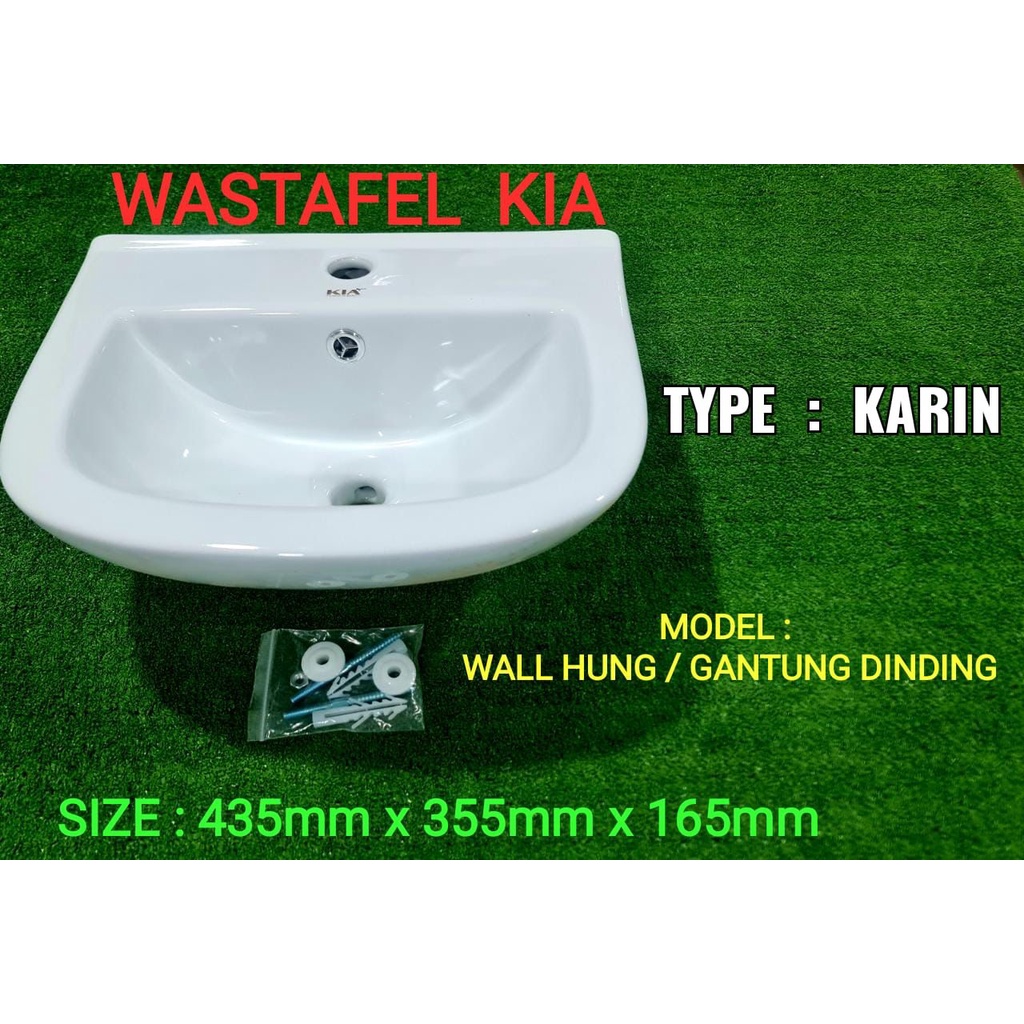 Wastafel / basin KIA KARIN - Putih Medan