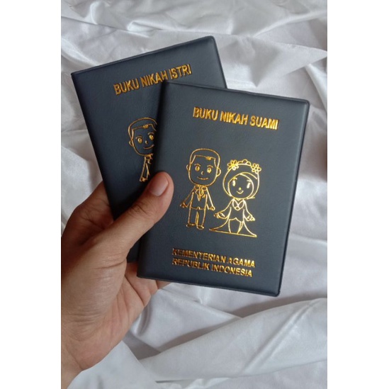 

Cover buku nikah/ sampul buku nikah bergambar