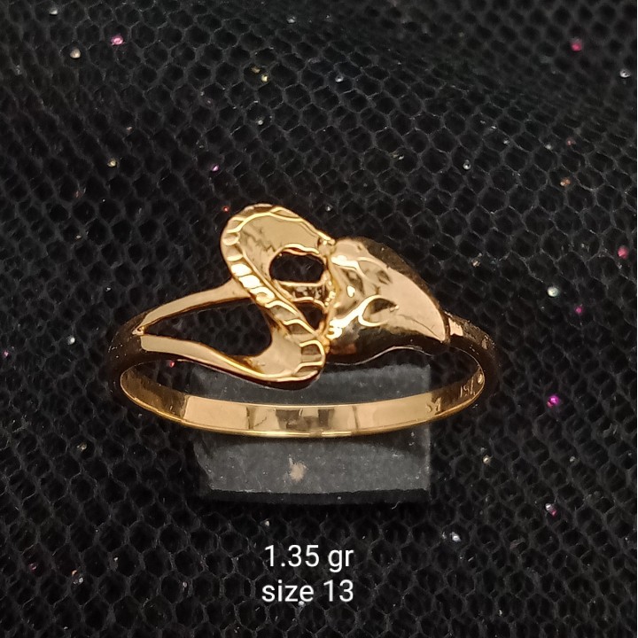 Cincin Emas 17 K - 1.35 gr Kadar 750 - 2313