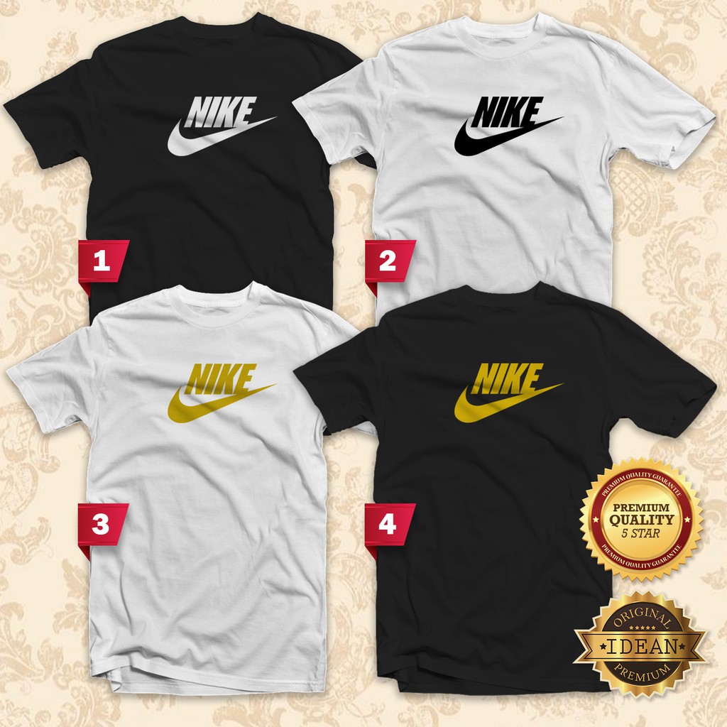 BAJU NIKE T-Shirt Men's Women UNISEX SLIM SPORT Tee CASUAL SUMMER WEAR - IDEAN S26 / BAHAN COTTON CO