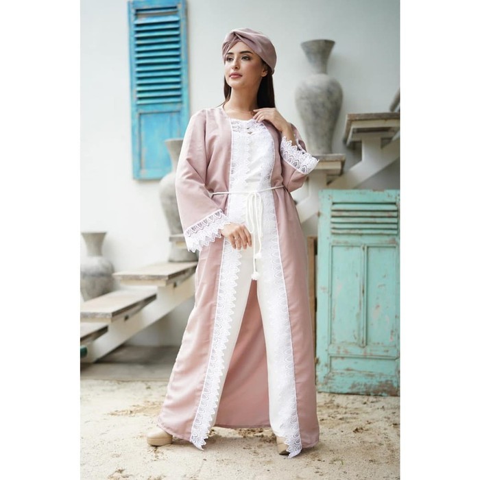 Murah garansi ori baju muslim/gamis/hijab/syari wanita–arafah outer