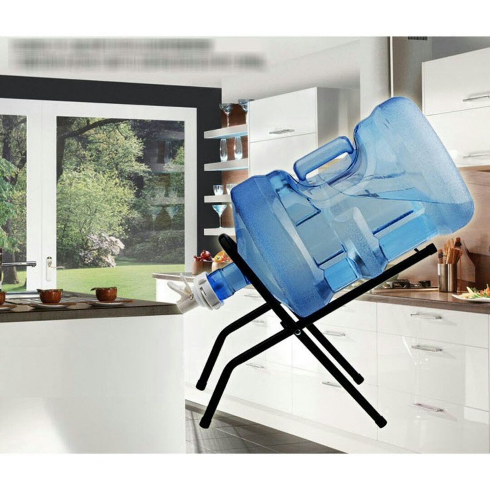 Rak Galon TINGGI plus kran - Rak Galon Air minum - DISPENSER AIR BESI DUDUKAN GALON MANUAL