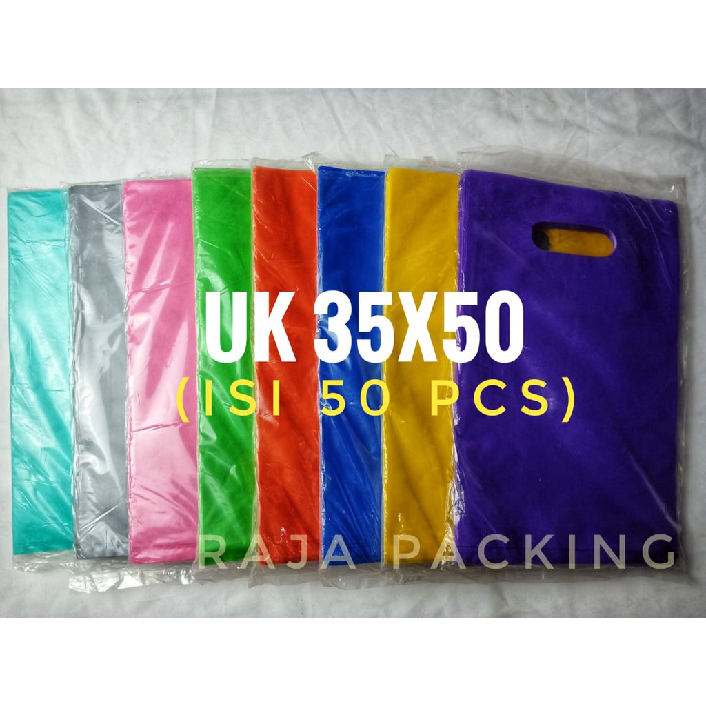 &lt;isi 50pc&gt; Plastik Packing UK 35x50 hd plong  plastik olshop /plastik/plastik termurah/plastik warna