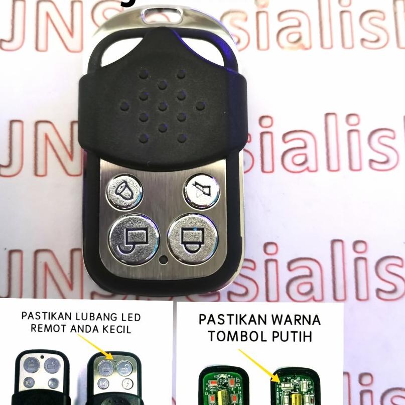 Terbagus.. CASING REMOTE ALARM PCB TOMBOL PUTIH MOBIL XENIA 2012 TERIOS 2014 COVER SARUNG CASE KUNCI