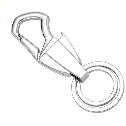 Gantungan Kunci Carabiner Aluminium Double Ring Kualitas Premium Tebal kuat