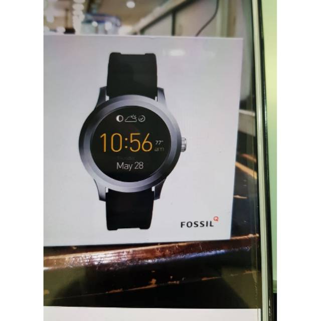 Smartwatch FOSSIL ORIGINAL GEN2 - Q FOUNDER BLACK SILICONE