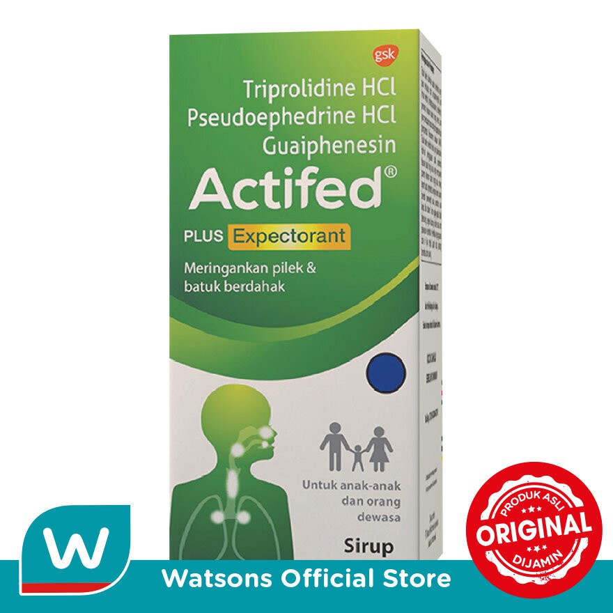 Actifed Plus Expect 60ml (Green)