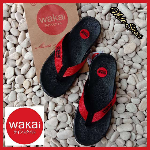 PROMO SANDAL WAKAI JEPIT PRIA DAN WANITA. SANDAL DISTRO PROMO MURAH. SANDAL CASUAL SANTAI RINGAN