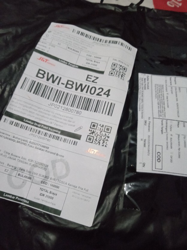 Batik Solo Dwi Sukmo Biru Tosca Kemeja Pria Full Furing Katun Cabut Primisima