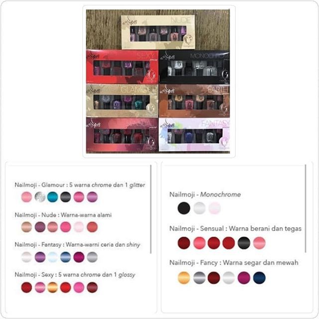 ❄️MATCHA❄️ MADAME GIE NAIL MOJI / N-MOJI SHEEL MATTE SERIES (1 SET ISI 6 PCS)