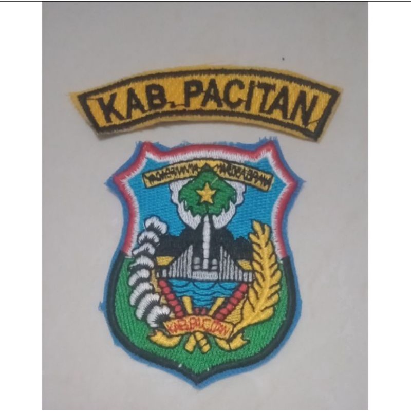 LOGO PACITAN BORDIR PACITAN BADGE PACITAN