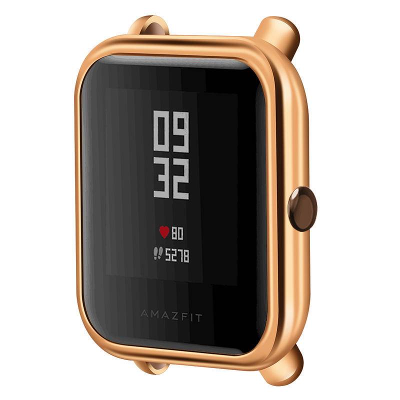 Smart Watch Screen Cover Case Pelindung Untuk Huami Amazfit Bip U S 1S pro Lite Plating Case Untuk Xiaomi Amazfit Bip Lite 1S U pro TPU Smart Watch Aksesoris