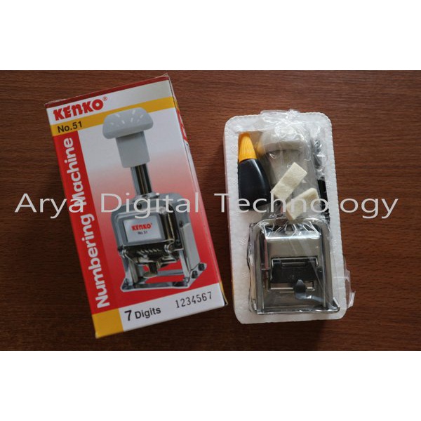 

Jual Automatic Numbering Machine Kenko Nomor Mesin Tujuh 7 Digits No. 51 Diskon