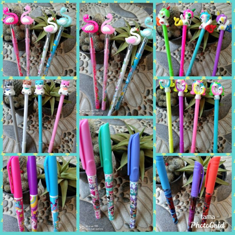 

bolpen gel karakter