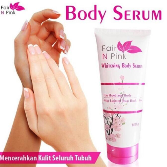 Perawatan Tubuh Fair N Pink Whitening Body Serum 160Gr Ampuh | Kesehatan | Aman | Bestseller | Sale