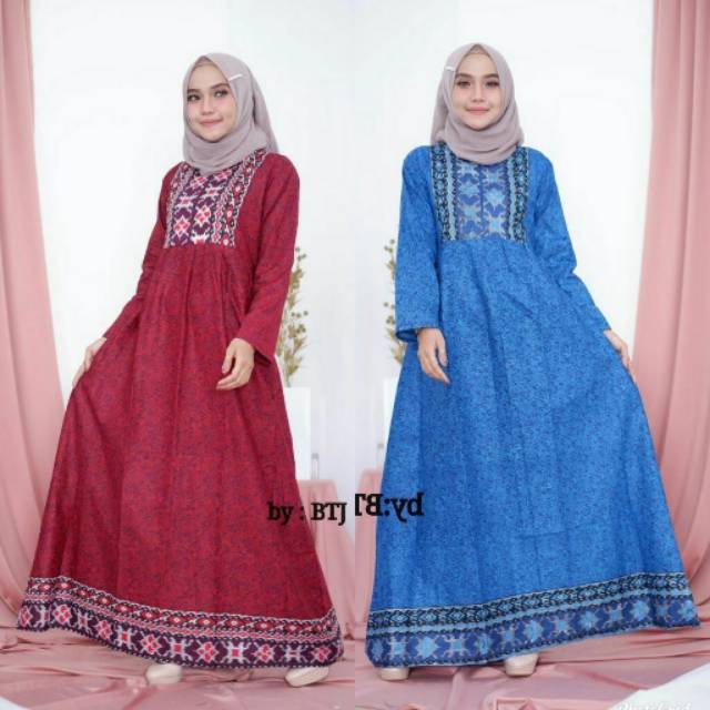 GAMIS BATIKA MEGA ETNIC bisa couple keluarga