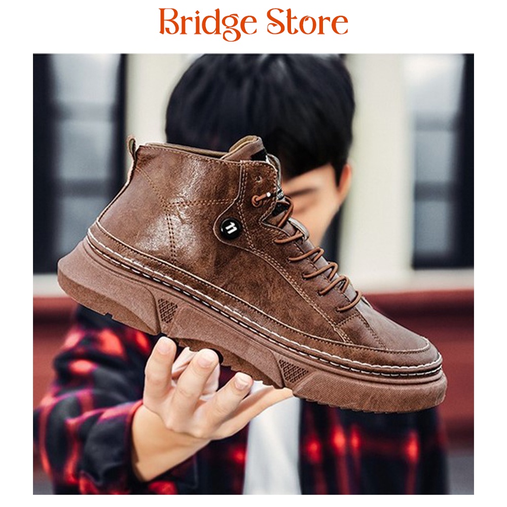 Sepatu Sneakers Boot Kulit / MARTIN LUTHER BOOT  / Sneakers Retro Boot IMPORT