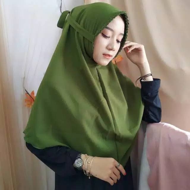 Bergo sarah lipit/bergo lipit