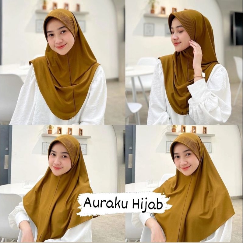 Bergo Hamidah ( ORI ) / Bergo jersey menutup dada / Hijab Instan Jersey