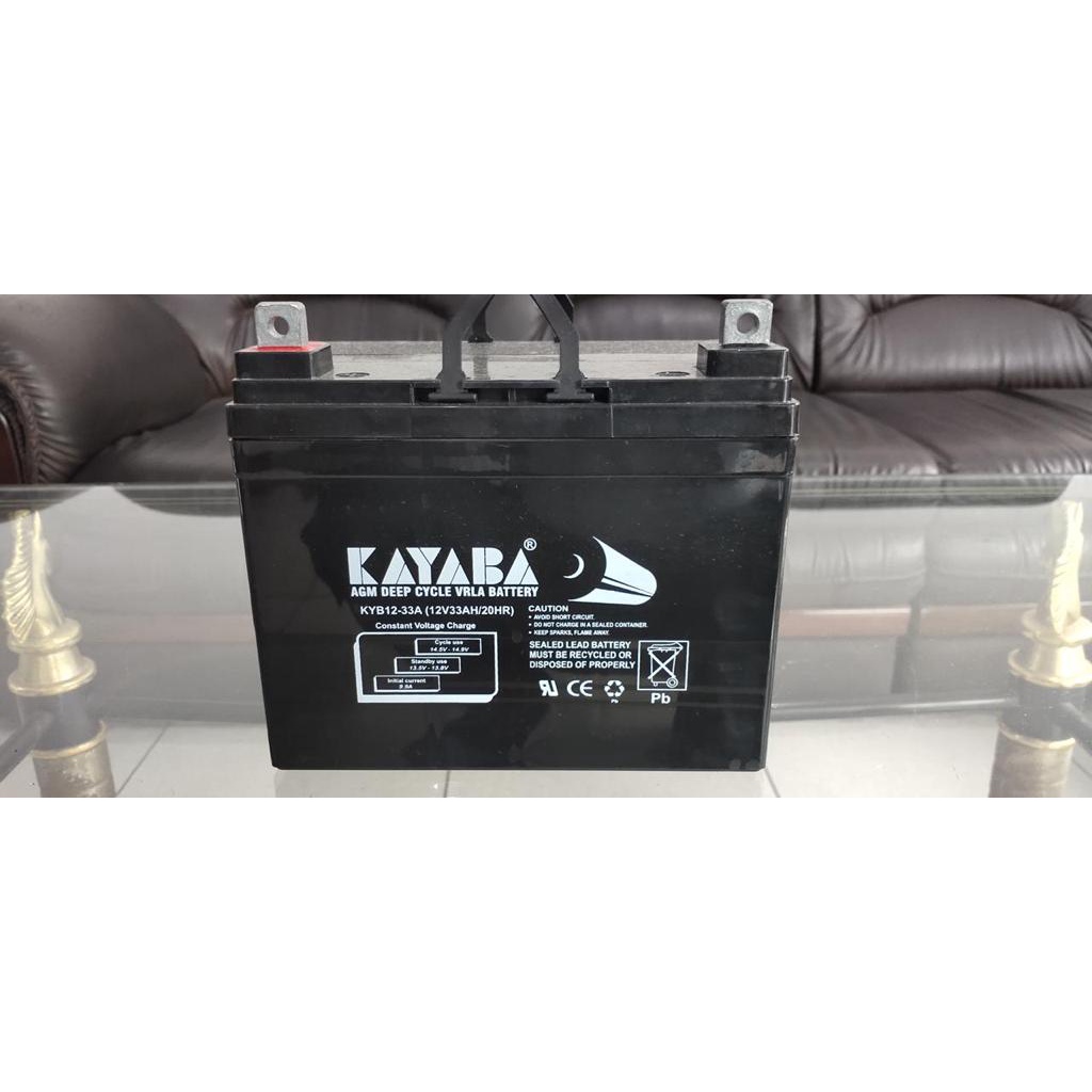 aki VRLA KAYABA aki Ups Aki Kering 12V 33AH KAYABA  aki panel surya aki solar