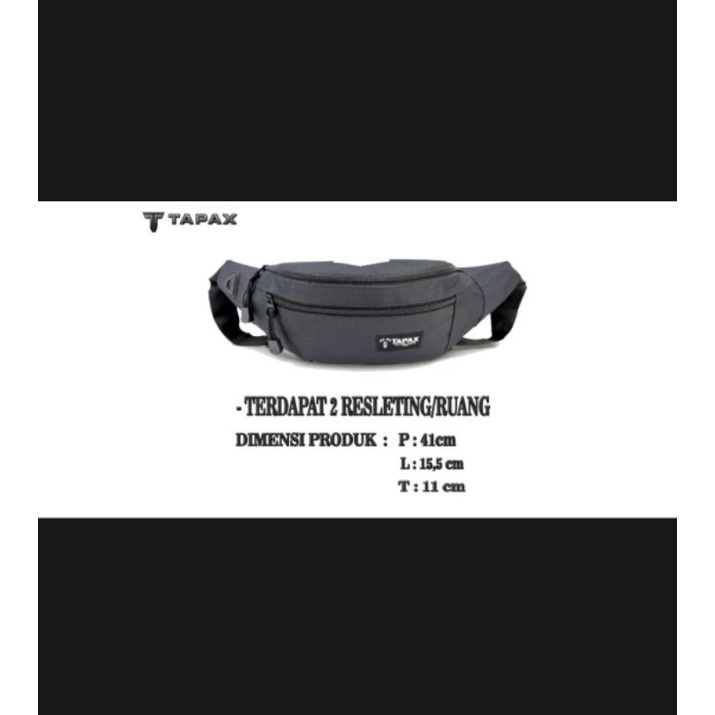 MURAH Tas Selempang Pria / Tas Pinggang Pria Tapax Oval Original