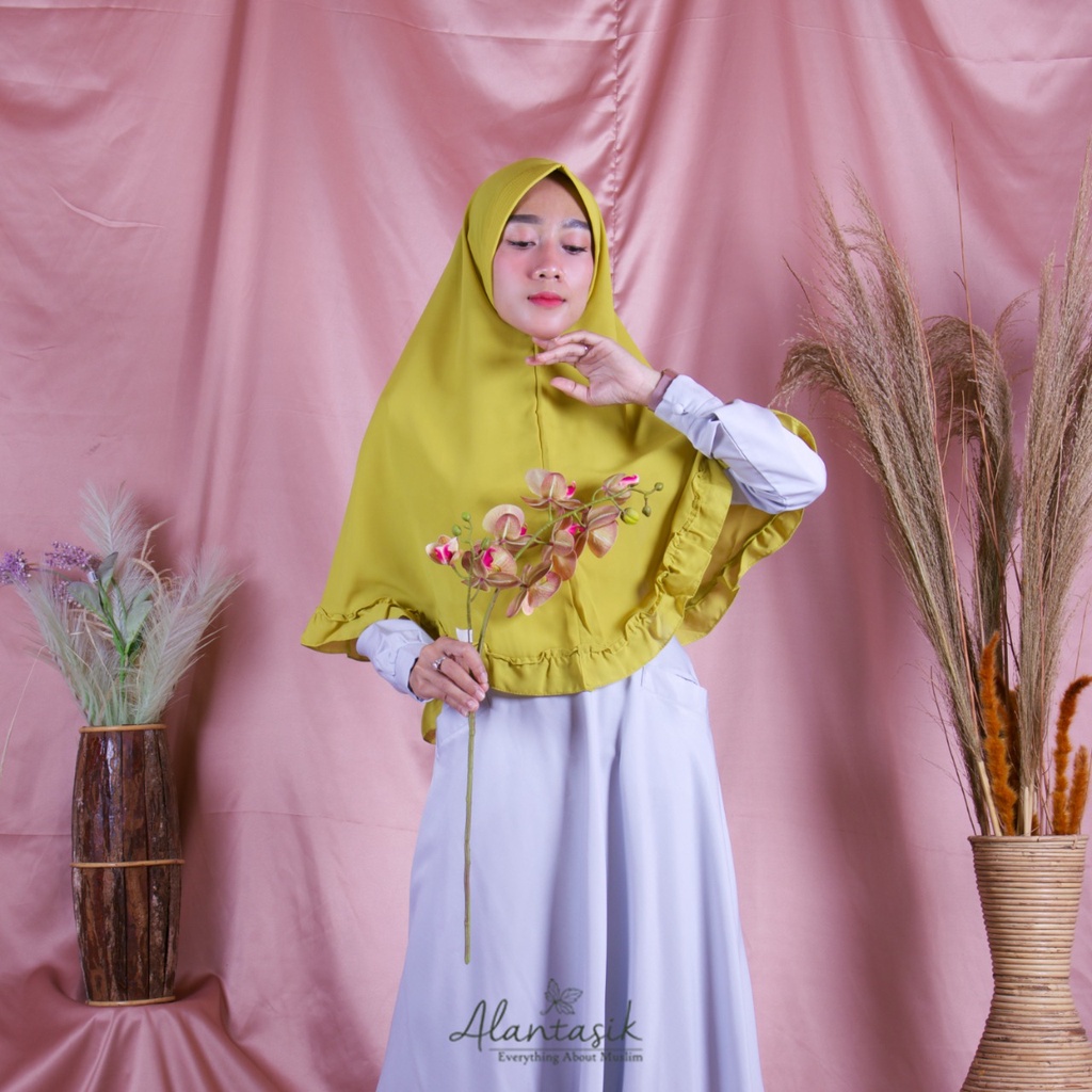 DakonTasik khimar alisha/pet antem/ jilbab wolfis R.25