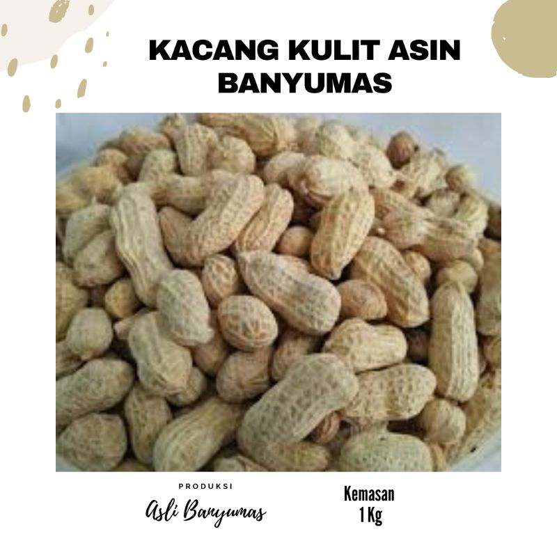 

KACANG KULIT ASIN 1KG | KHAS BANYUMAS | HARGA TERJANGKAU FREE GIFT MIN BELANJA 50K (all item)