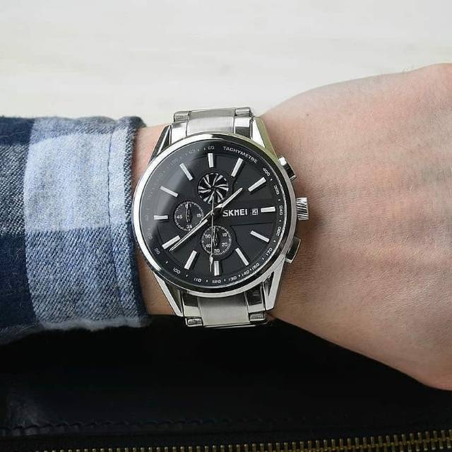 Jam tangan pria casual original skmei excecutive