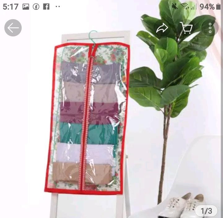 Hanger Jilbab Organizer Lapis Selang