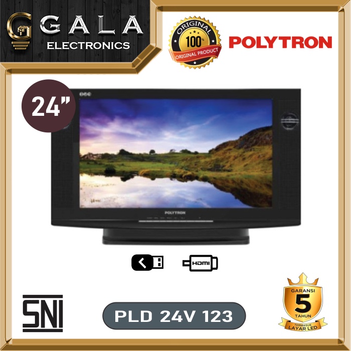 LED TV Polytron 24 INCH PLD 24V123 SEMI TABUNG Digital