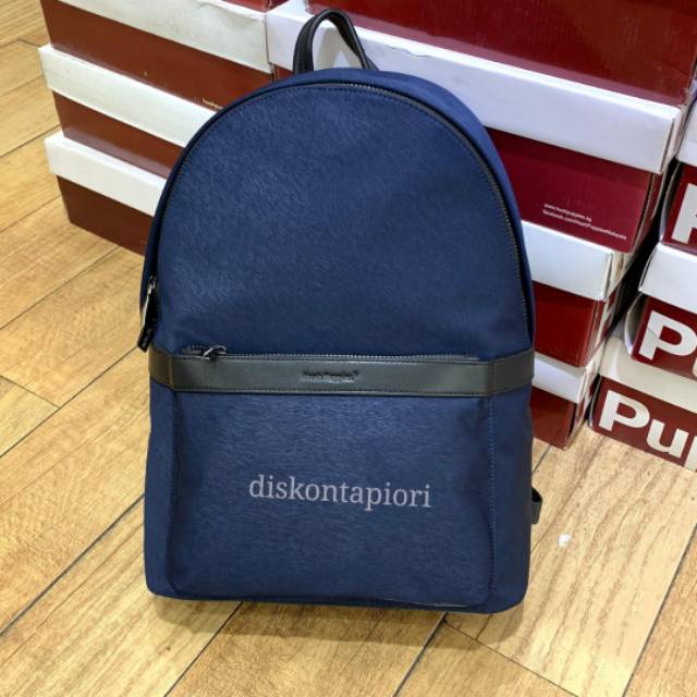 Tas Ransel / Tas Punggung / Backpack Unisex Hush Puppies (RFID Protection) Original Sale