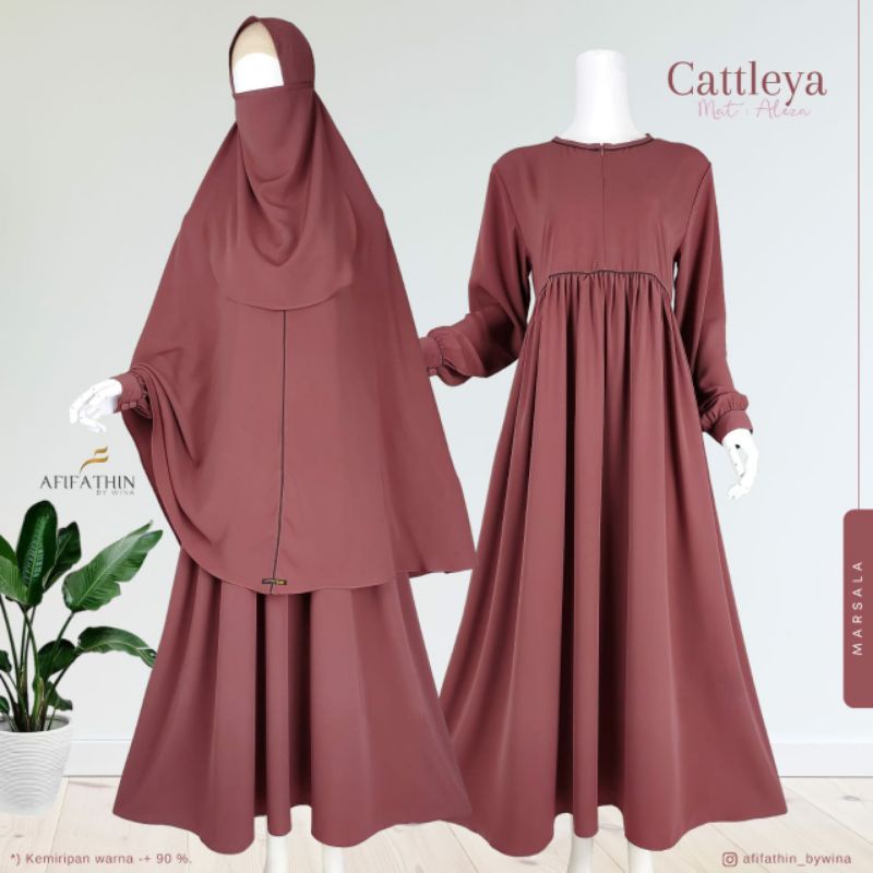 Gamis set CATTLEYA By Afifathin