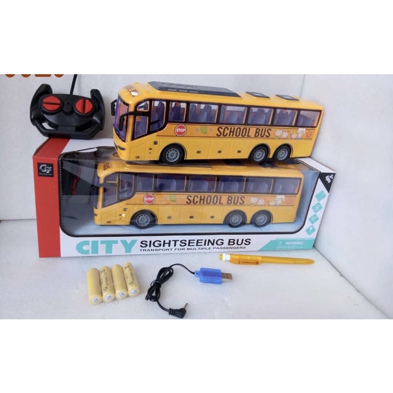 Remote Control Bus Sekolah Ukuran Besar | School Bus Radio Control | RC Bis Sekolah