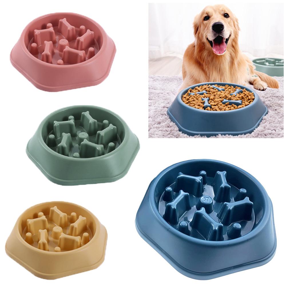 Suyo Pet Slow Feeder Non-Slip Cegah Kerakusan Obesitas Anti Tersedak Interaktif Piring Puppy