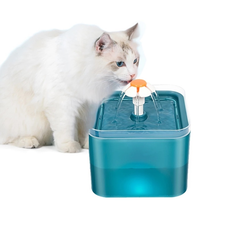 [USB Automatic Cat Drinking Fountain with LED Lighting] [Pet Dog Cat Water Dispenser Mute Automatic Drinking Fountain]