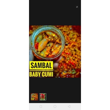 

sambal baby cumi sambal teri